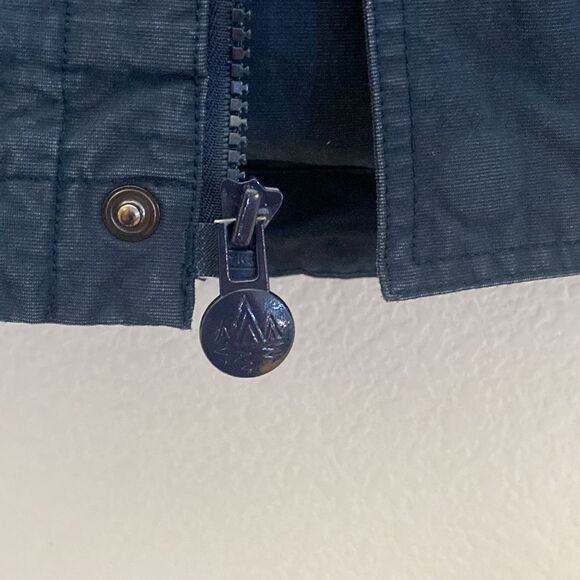 RAINFOREST Men’s Navy Cotton/Nylon Full Zip Hooded Jacket - Picture 9 of 9